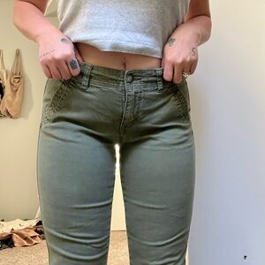 Green Cargo Pants